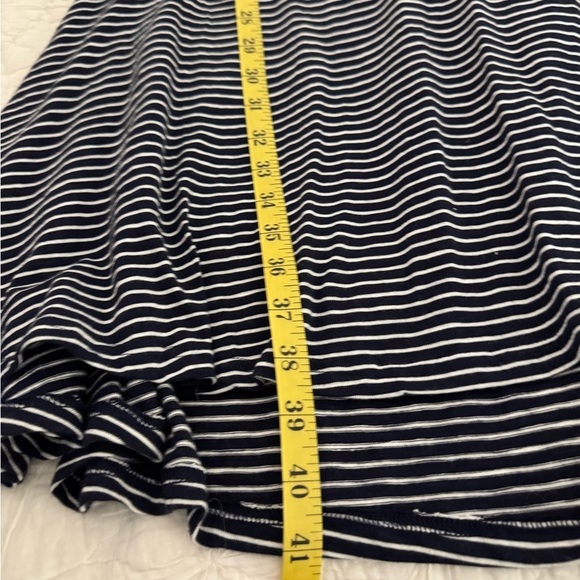 NWT • Gap ABOVE KNEE dress  with CRISS CROSS OPEN BACK• navy/white • XXL - Picture 8 of 9